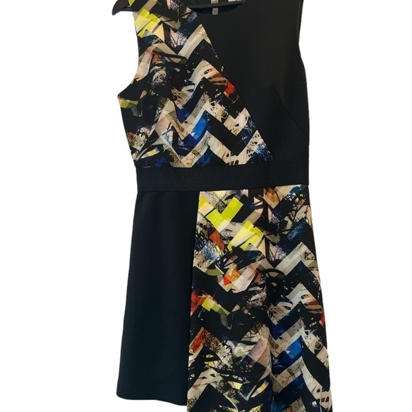 MILLY Sleeveless High Low Dress with side zipper. Size 12. - Picture 6 of 13